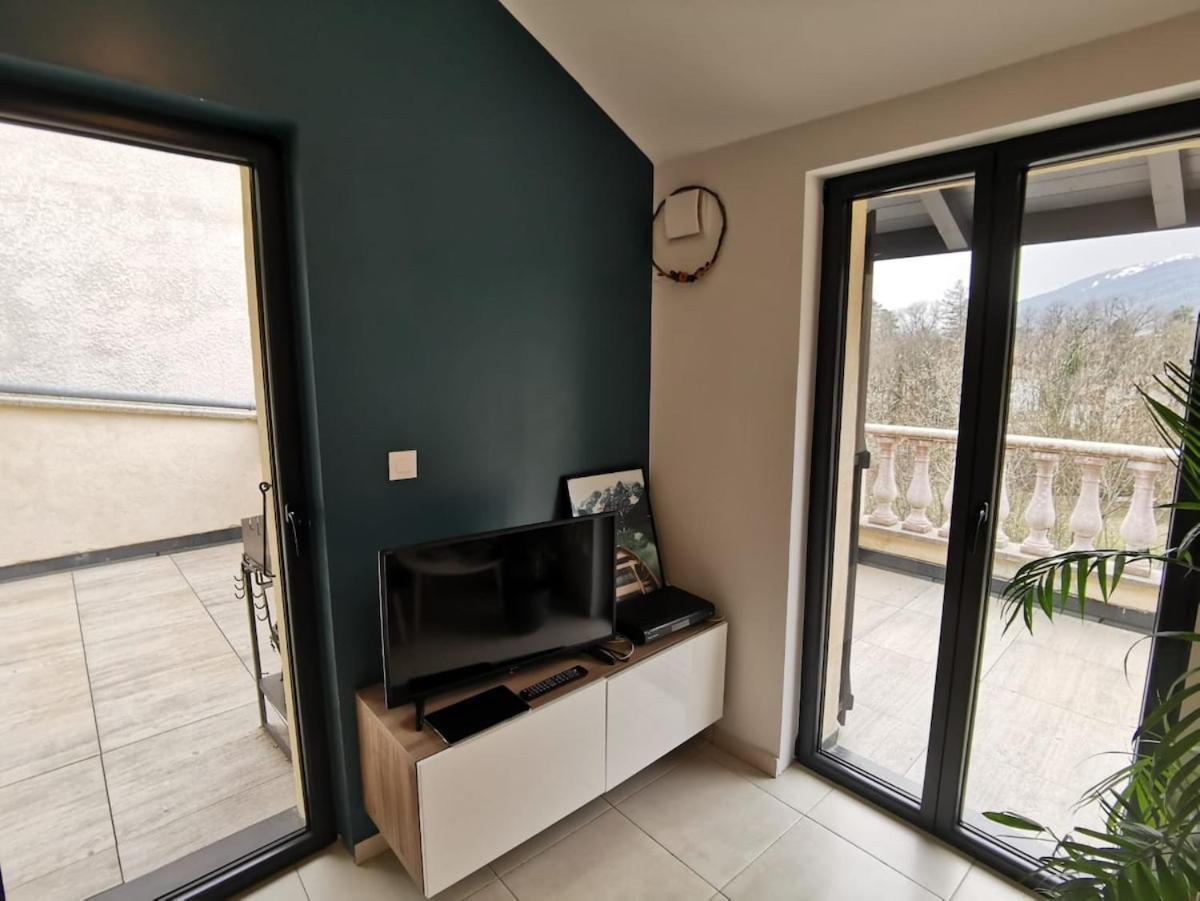 Hebergeneve Les Terrasses Apartment เฌ็กซ์ ภายนอก รูปภาพ